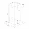 Anschraubbare Bodenhülse 60 x 60 x 150 mm, Materialstärke 2 Produktbild-Vorschau 2
