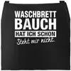 Grill-Schürze für Männer mit Spruch Waschbrettbauch steht Produktbild-Vorschau 1
