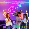 RGB-Neon-LED-Lichtstreifen mit Fernbedienung & Produktbild-Vorschau 4