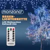 A product image showing a string of LED lights draped over a tree, with a remote control in the foreground. Anteprima dell’immagine prodotto