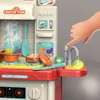 Grande cucina per bambini con luce, rubinetto Anteprima dell’immagine prodotto 9