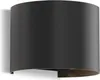 ZMH Led Wall Light Indoor & Outdoor Black Wall Lamp 04 Anteprima dell’immagine prodotto 9