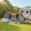 Outsunny tunnel tent, geschikt voor 4 personen, familie Productafbeelding-voorbeeld 2