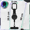 Schlüsselanhänger, Handy-Lanyard, 60 cm, Produktbild-Vorschau 2