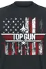 Top Gun T-shirt voor heren, model Maverick, kleur zwart, Productafbeelding-voorbeeld 2
