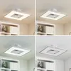 Lindby LED-Deckenventilator Romea, eckig, DC, leise, 60 cm Produktbild-Vorschau 4