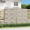 The Living Store Gabionen mit Hochbogen 3 Stk. Produktbild-Vorschau 1