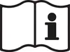 An icon representing an open book with an information symbol inside. Voir les images du produit