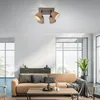 JUST LIGHT LED Deckenlampe RIALA Stoffschirm Spots Produktbild-Vorschau 2