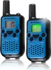Two blue and black walkie-talkies are shown side-by-side against a white background. Produktbild-Vorschau