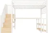 Zerbaco hoogslaper, 90x200 cm, eenpersoonsbed met ijzeren Productafbeelding-voorbeeld 12
