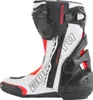 Botas de moto Bogotto Donington, color blanco//rojo, talla Vista previa de la imagen del producto 2