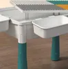 Kindertisch mit Bausteinen und Stuhl - kreatives Spiel- und Produktbild-Vorschau 5