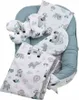 Babynest 7-teiliges Set Babymam Baumwolle Minky 110x65cm Produktbild-Vorschau 2