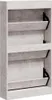 vidaXL Szafka na buty betonowa szara 59x17x108 cm materiał Podgląd zdjęcia produktu 6