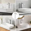 Wasserfall Waschtischarmatur Hoch, 304 Edelstahl Chrom, Produktbild-Vorschau 12