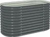 vidaXL Grządka stalowo-szara 160x80x81 cm Grządka warzywna Podgląd zdjęcia produktu 14