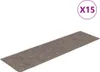 vidaXL Samolepiace podložky na kroky 15 ks 76x20 cm béžová Náhľad obrázku produktu 1