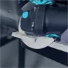 A close-up view of a grinding wheel with a metal object being sharpened. Anteprima dell’immagine prodotto