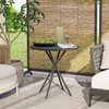 Outsunny Table de jardin ronde Ø 60 cm, table de terrasse Voir les images du produit 7