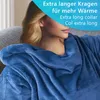 NYVI Ärmeldecke CozyWear Deluxe 170x200 cm Taupe - Produktbild-Vorschau 4