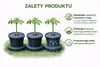 Zestaw krążków przeciwchwastowych 6 szt. ściółkowanie Podgląd zdjęcia produktu 2
