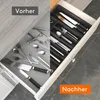 Besteckkasten Besteckeinsatz Schubladen aus Kunststoff, Produktbild-Vorschau 6