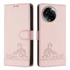 Leder Hülle für Realme 11 5G Süße Katze Flip Case Produktbild-Vorschau 2