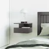Lot de 2 tables de chevet murales avec tiroir pour la Voir les images du produit 2