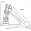 Grand toboggan aquatique de jardin de 285 cm « Mega Slide » Voir les images du produit 4