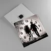 Wanduhr - Quadrat - Glasuhr - Cowboy Pferd Shady - 40x40cm Produktbild-Vorschau 2