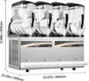 Maszyna do slushu VEVOR 4 x 12 l, urządzenie do Podgląd zdjęcia produktu 8