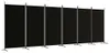 vidaXL schermo pieghevole 6 pezzi nero 520x180 cm tessuto Anteprima dell’immagine prodotto 1