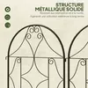 Outsunny kratka metalowa zestaw 2 kratek ogrodowych ze Podgląd zdjęcia produktu 7