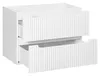 Armoire De Salle De Bain Sous Lavabo 80 Cm Blanc Mat Avec Voir les images du produit 3
