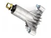 A metal lawnmower spindle assembly with a bolt and nut. Náhled obrázku produktu