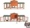 Wiltec Clapier – 2190 x 530 x 850 mm – 2 étages – Toit Voir les images du produit 1