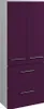 Bad Midischrank Parma in hochglanz aubergine 50 cm breit Produktbild-Vorschau 1