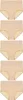 INF Broekjes met hoge taille (5 stuks) Beige, maat XL Productafbeelding-voorbeeld 4