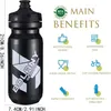 Porte-bidon pour vélo avec gourde de 22 oz - Léger et sans Voir les images du produit 6