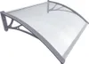 VOUNOT® Vordach für Haustür, 120 x 80 cm Transparentes Produktbild-Vorschau 1
