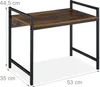 Étagère pour micro-ondes Relaxdays, H x l x P : 40 x 53 x Voir les images du produit 4