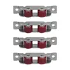 4Set Push Pull Window Pulley so skrutkami Dvojité koleso Náhľad obrázku produktu 2