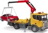 Bruder Scania Super 560R Tow Truck s Bruder Roadster Náhled obrázku produktu 12