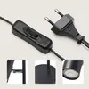 ZMH Nachttischlampe Schwarz Tischleuchte Wohnzimmer - Produktbild-Vorschau 6