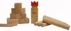 Kubb Pro z kaučukového dřeva – Červený král – Venkovní Náhled obrázku produktu 2