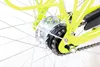 Close-up of the rear wheel hub and chain of a bicycle. Produktbild-Vorschau