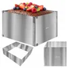 Ruhhy 27426 Verstellbare rechteckige Kuchenform, Edelstahl, Produktbild-Vorschau 5