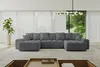 ALTDECOR Ecksofa in U-Form mit Schlaffunktion und Produktbild-Vorschau 1