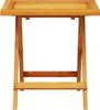 A wooden garden side table is shown from the front. Produktbild-Vorschau